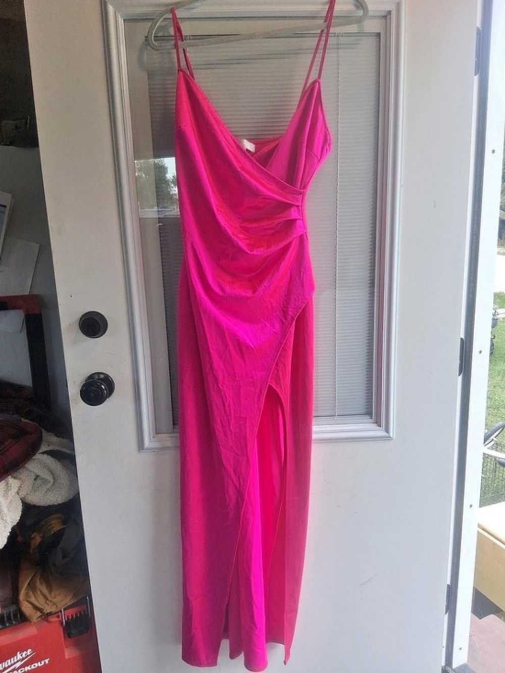 Pink Maxi Dress Size Large Like New